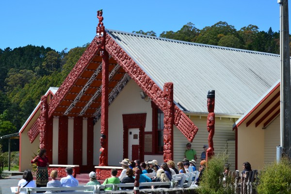 The Whakarewarewa Village meeting house